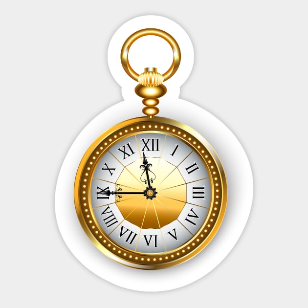 Steampunk pocket watch Sticker by Blackmoon9